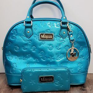 Loungefly Disney Little Mermaid Bowler Purse & wallet